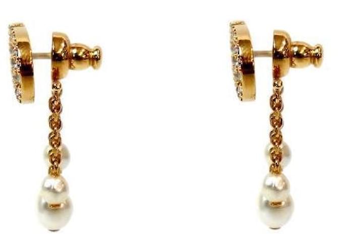 Dior Petite Perlenohrringe Golden - Ansicht 2