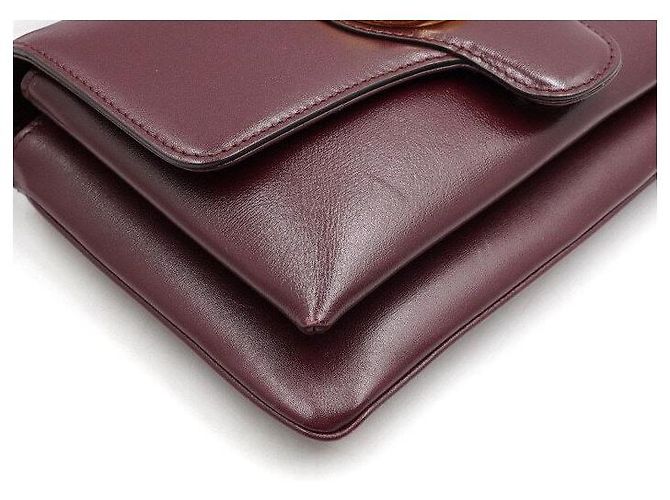 Gucci Picca borsa a tracolla e borsa crossbody bordeaux - vista 8