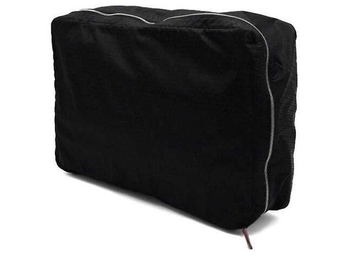 Hermès Borsa Travel Cube MM in seta nera Nero - vista 2