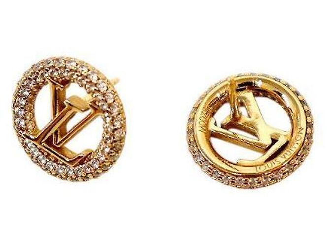 Louis Vuitton Orecchini Louise by Night Gold - vista 4
