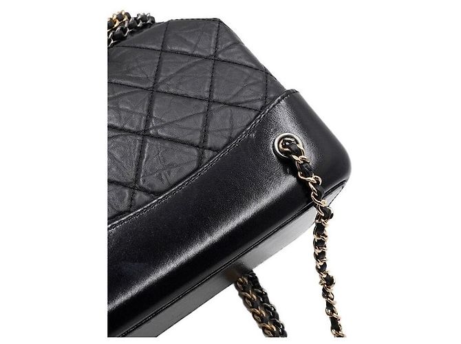 Chanel Zaino piccolo Gabrielle in vitello nero - vista 11