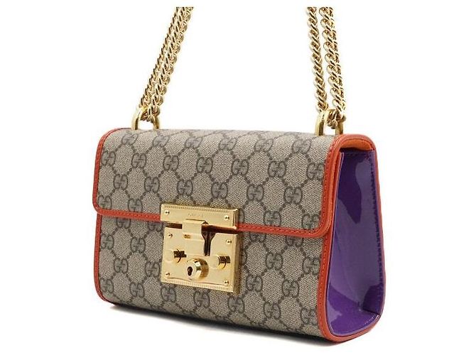 Padlock Gucci Borsa a tracolla Small GG con catena dorata e lucchetto Multicolore - vista 2