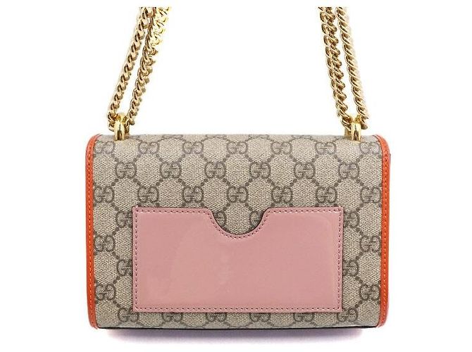 Padlock Gucci Borsa a tracolla Small GG con catena dorata e lucchetto Multicolore - vista 4