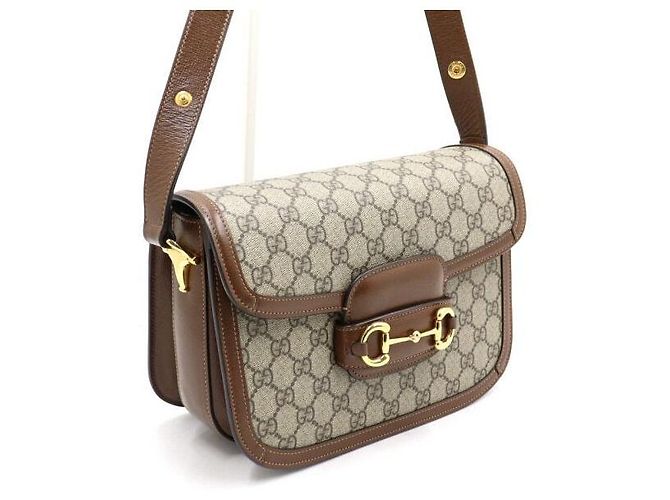 Gucci Borsa a tracolla in tela Horsebit - vista 3