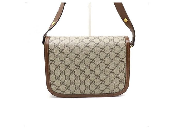 Gucci Borsa a tracolla in tela Horsebit - vista 4