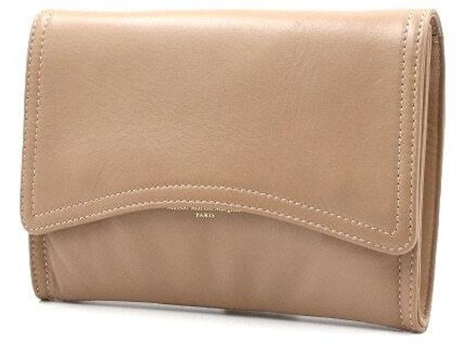 Maison Martin Margiela Clutch con patta e logo dorato - vista 2