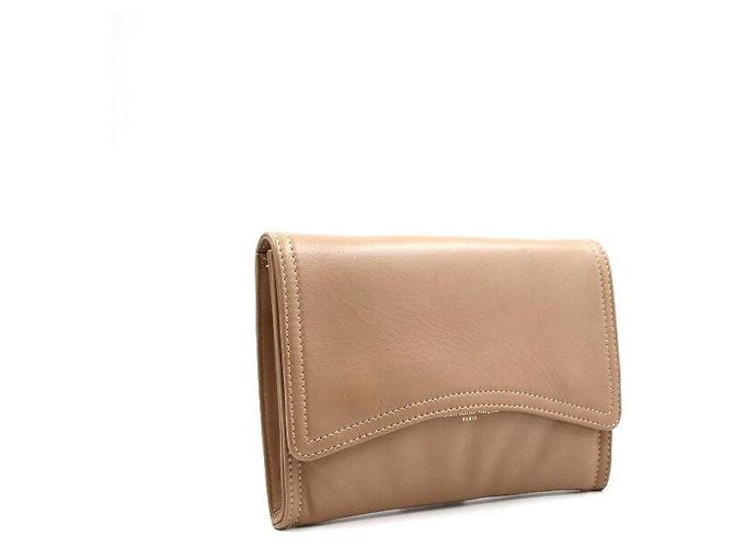Maison Martin Margiela Clutch con patta e logo dorato - vista 3