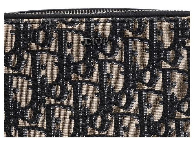 Dior Borsa a tracolla e crossbody unisex Oblique Pouch Zip - vista 11