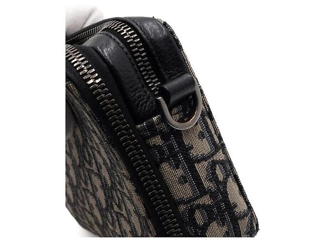 Dior Borsa a tracolla e crossbody unisex Oblique Pouch Zip - vista 13