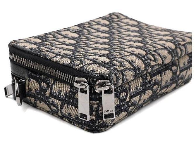 Dior Borsa a tracolla e crossbody unisex Oblique Pouch Zip - vista 9