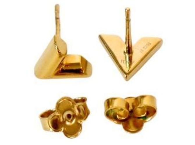 Louis Vuitton Essential Gold Ohrringe Golden - Ansicht 4