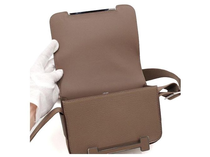 Hermès Borsa a spalla e borsa a tracolla da donna Etoupe Silver-tone Marrone - vista 6