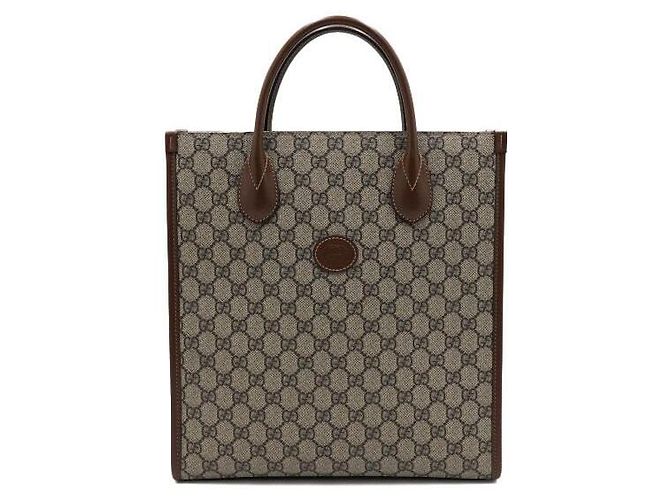 Gucci Interlocking GG Canvas Tote und Schultertasche - Ansicht 2