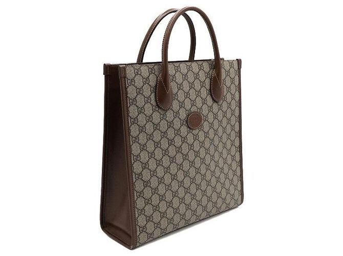 Gucci Interlocking GG Canvas Tote und Schultertasche - Ansicht 4
