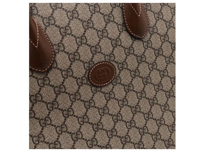 Gucci Interlocking GG Canvas Tote und Schultertasche - Ansicht 9