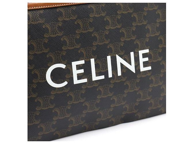 Céline Triomphe Canvas Kleine Pochette und Clutch-Tasche - Ansicht 4