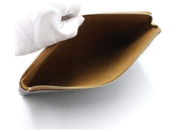Céline Triomphe Canvas Kleine Pochette und Clutch-Tasche - Ansicht 5