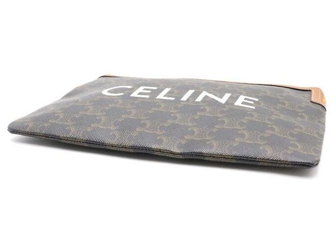 Céline Triomphe Canvas Kleine Pochette und Clutch-Tasche - Ansicht 7