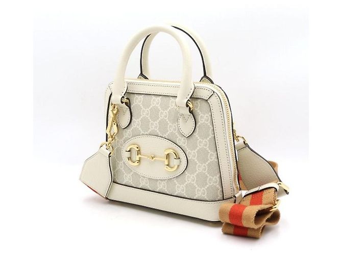 Horsebit 1955 Gucci Mini Borsa Tote con Morsetto e Tracolla - vista 2