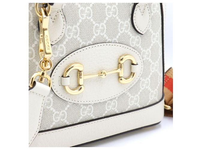 Horsebit 1955 Gucci Mini Borsa Tote con Morsetto e Tracolla - vista 4