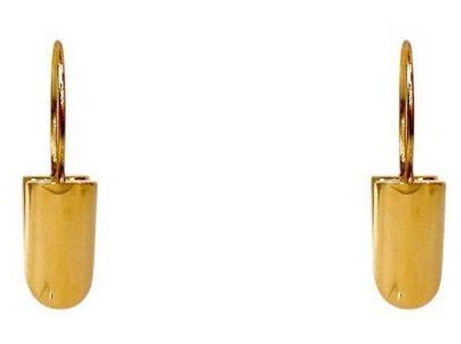 Louis Vuitton Pendientes Essentials Gold Dorado - vista 2