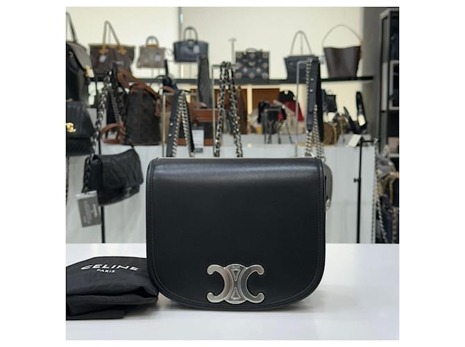Céline Picca Borsa Triomphe Nera Nero - vista 3