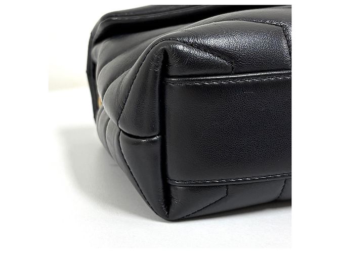 Saint Laurent Borsa Lulu Toy Bag Monogram Nera Nero - vista 10