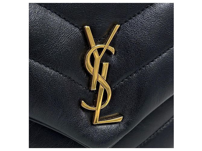 Saint Laurent Borsa Lulu Toy Bag Monogram Nera Nero - vista 7