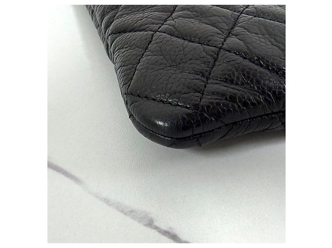 Chanel Clutch Caviar Boy Large Black Nero - vista 8