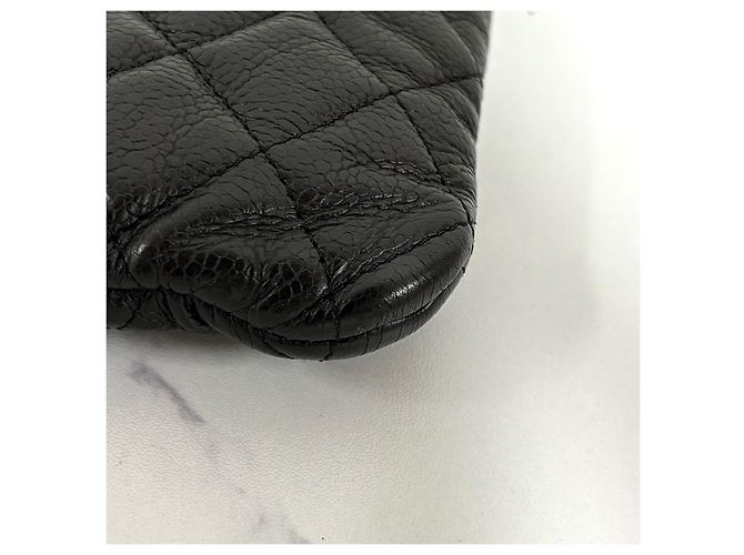 Chanel Clutch Caviar Boy Large Black Nero - vista 9