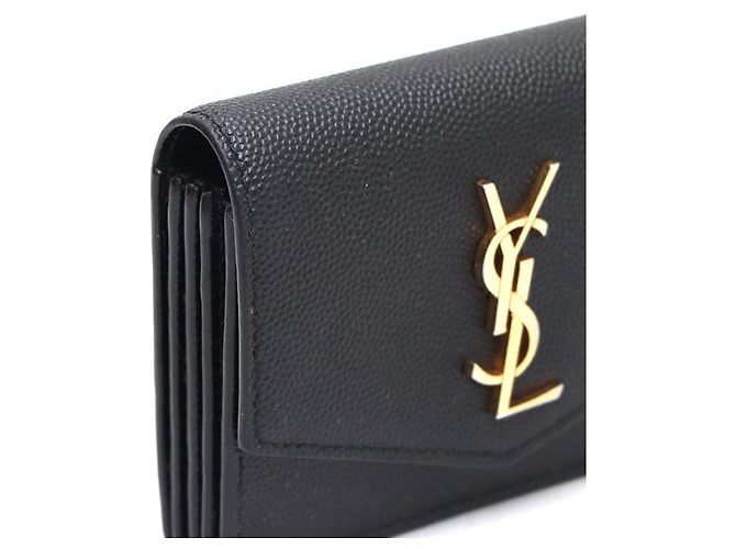 Saint Laurent Tarjetero acordeón Uptown Negro - vista 12