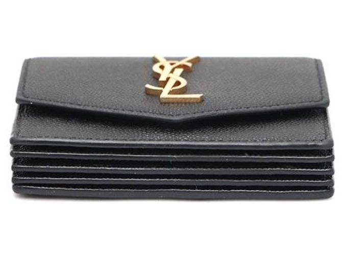 Saint Laurent Tarjetero acordeón Uptown Negro - vista 15