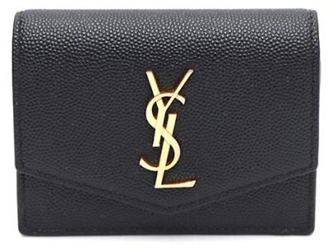 Saint Laurent Tarjetero acordeón Uptown Negro - vista 9