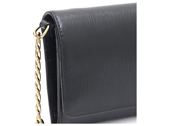 Prada Borsa Crossbody WOC Vitello Move Gold Chain Nero - vista 12