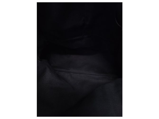 Balenciaga Everyday Leder-Rucksack mit Logo Schwarz - Ansicht 4