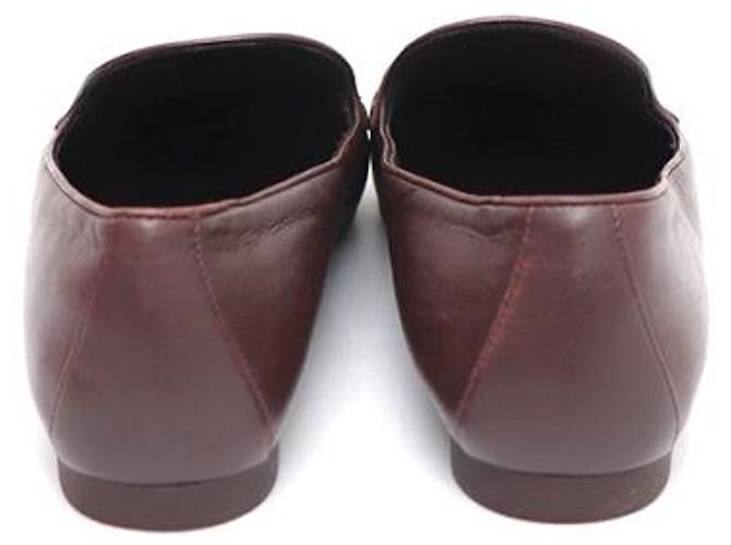 Salvatore Ferragamo Mocassini in pelle Tri-Logo da donna Rosso - vista 11
