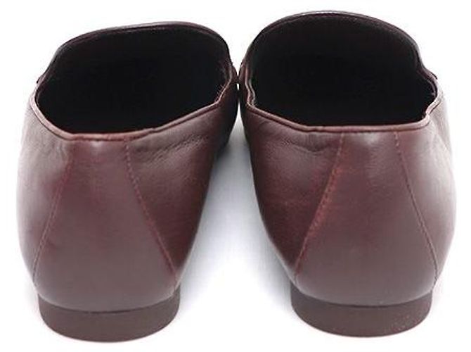 Salvatore Ferragamo Mocassini in pelle Tri-Logo da donna Rosso - vista 4