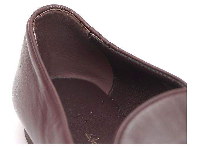Salvatore Ferragamo Mocassini in pelle Tri-Logo da donna Rosso - vista 7