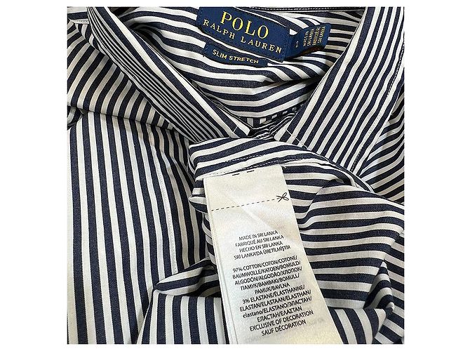 Ralph Lauren Camicia a righe blu navy - vista 3