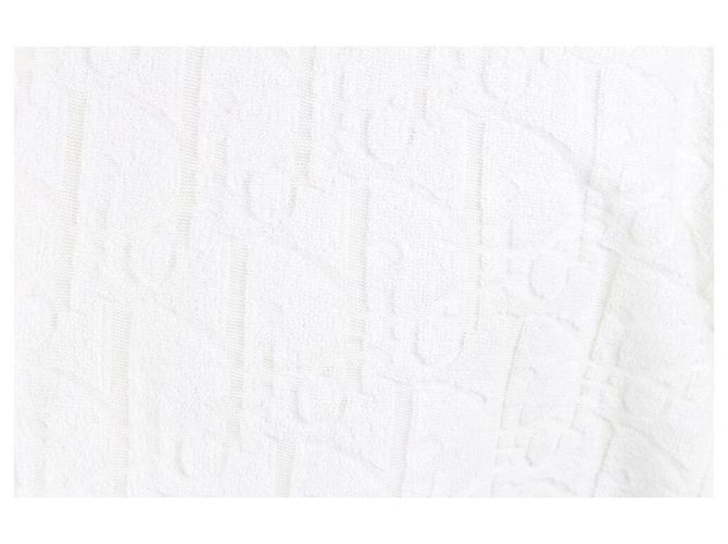 Dior Oblique Jacquard Terry Polo Weiß - Ansicht 9