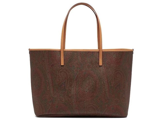 Etro Borsa Tote Grande da Donna in Jacquard Paisley Multicolore - vista 5