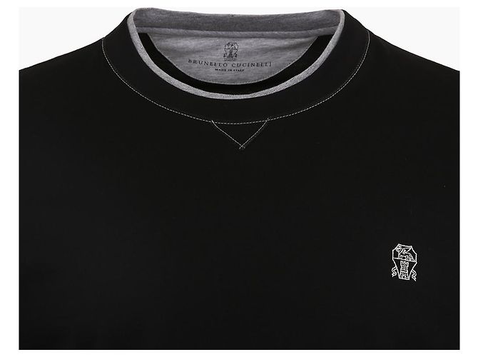 Brunello Cucinelli Layering Crew Neck Kurzarm T-Shirt - Ansicht 4