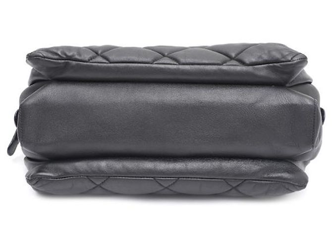 Salvatore Ferragamo Borsa a tracolla con catena dorata e logo Nero - vista 18
