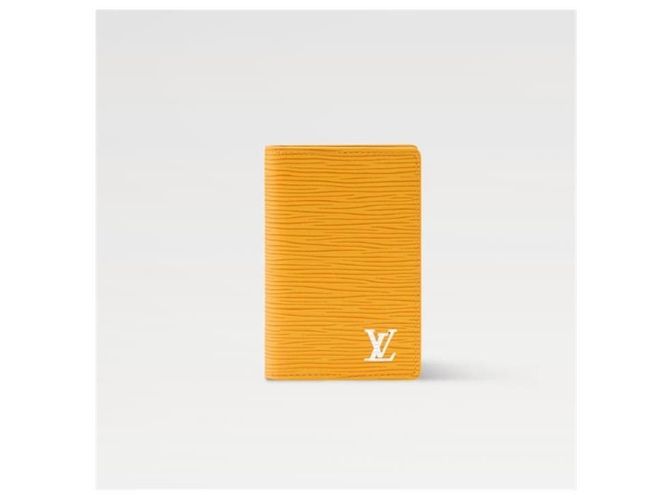 Louis Vuitton Portafoglio da uomo Pocket Organizer in pelle Epi gialla Giallo - vista 2