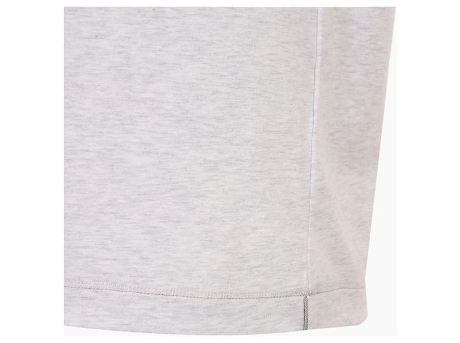 Brunello Cucinelli T-Shirt mit Rundhalsausschnitt und gesticktem Logo Braun - Ansicht 6