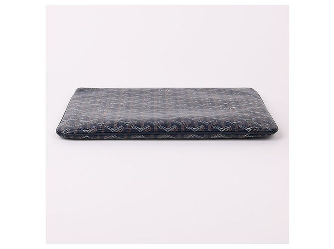 Goyard Pochette Sena MM Unisex Clutch Bag Navy Blu - vista 8