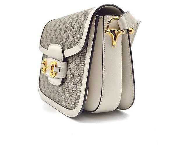 Gucci Borsa a tracolla Horsebit Bianco - vista 2