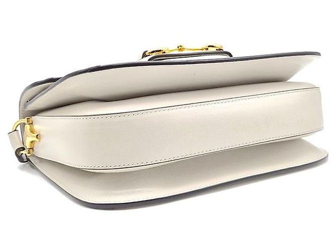 Gucci Borsa a tracolla Horsebit Bianco - vista 7