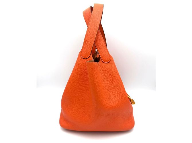Hermès Picotin Orange - vue 6