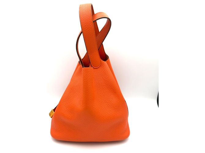Hermès Picotin Orange - vue 7